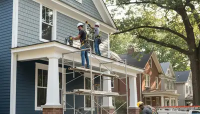 Vinyl siding installation for Raleigh, NC homes by a local siding contractor