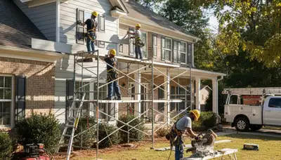 Vinyl siding installation for Raleigh, NC homes by local siding contractor