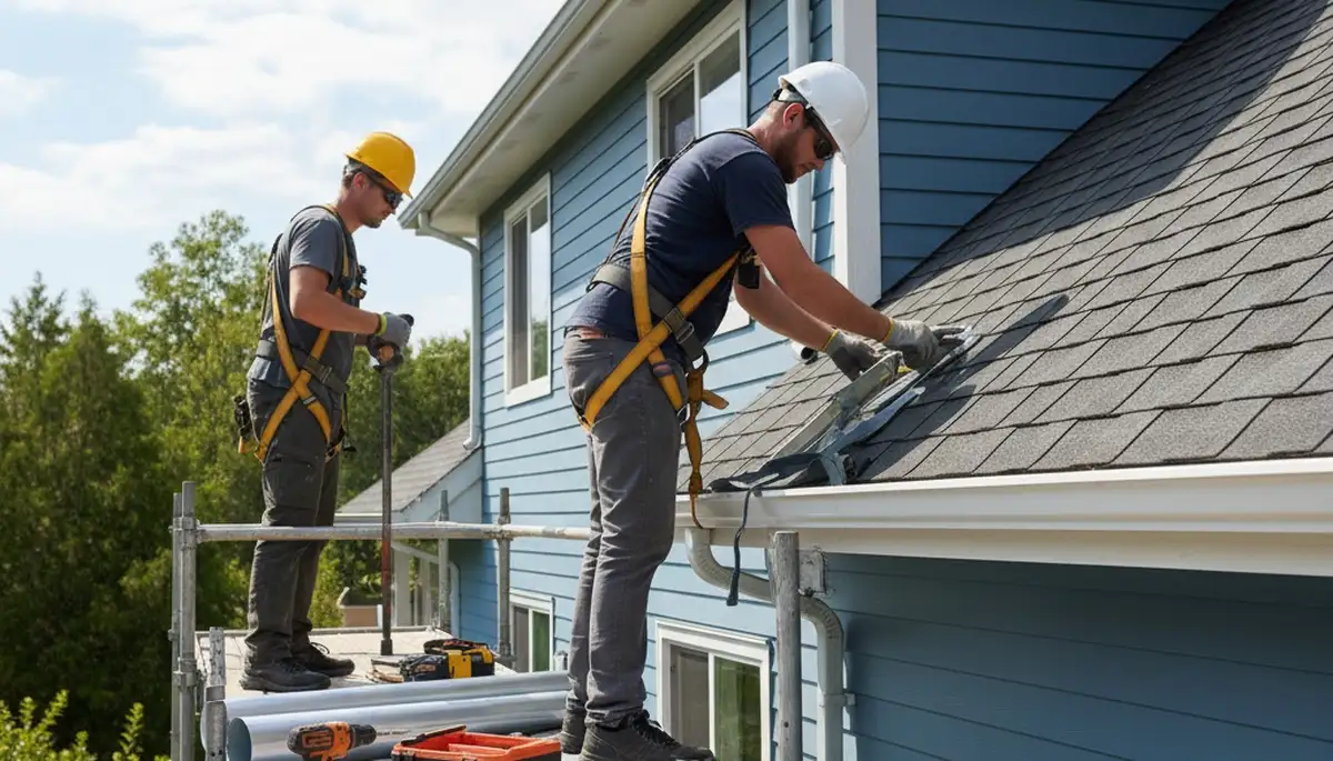 Raleigh, NC gutter repair for siding homes, fixing leaks and sagging gutters on a house exterior