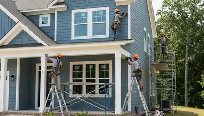 Vinyl siding installation in Raleigh, NC for a local siding contractor
