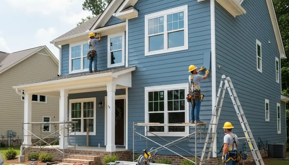 Vinyl siding installation services in Raleigh, NC for residential homes