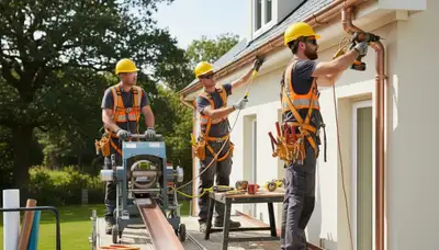 Seamless gutter installation for Raleigh, NC homes by FX Remodeling & Exteriors