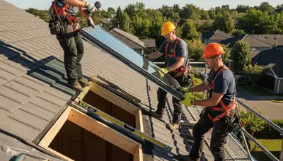 Skylight installation in Raleigh, NC for brighter, energy-efficient home interiors