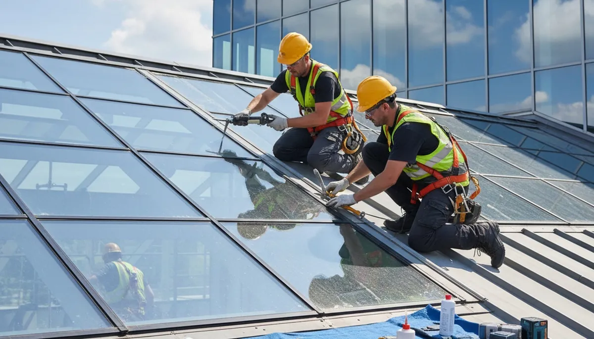 Skylight repair in Raleigh, NC by FX Remodeling & Exteriors for leaks and cracked glazing