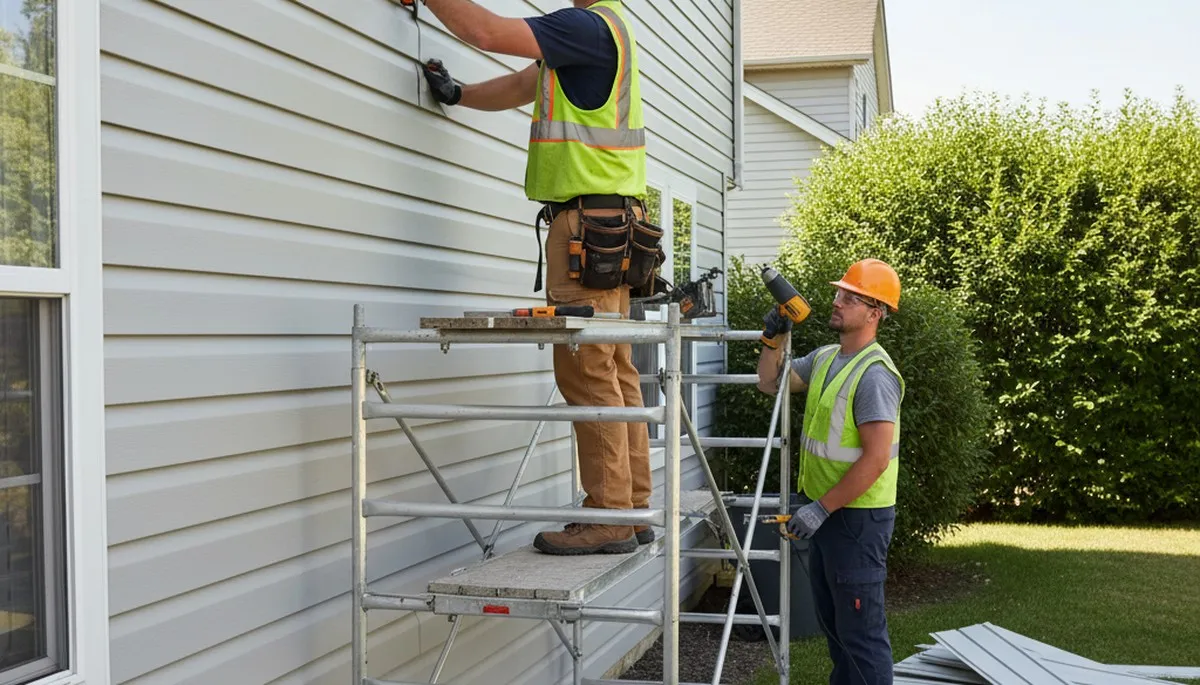 Raleigh, NC vinyl siding repair for cracks, warping, and storm damage by FX Remodeling & Exteriors