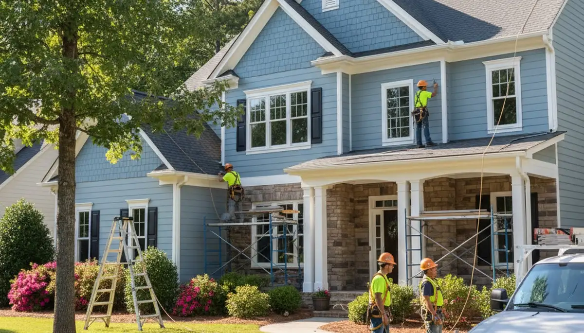 Vinyl siding installation and repair services in Raleigh, NC for residential exteriors